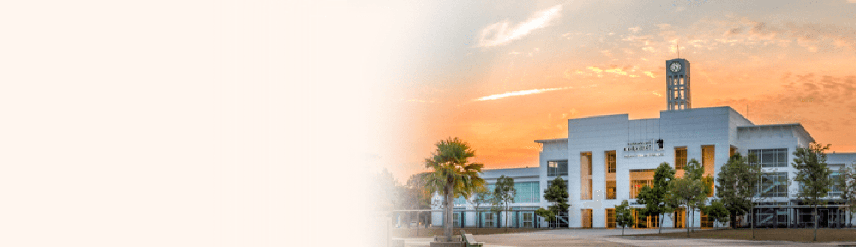 University of Nottingham Malaysia campus at sunset